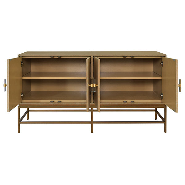 Ariel Cabinet - Cerused Oak