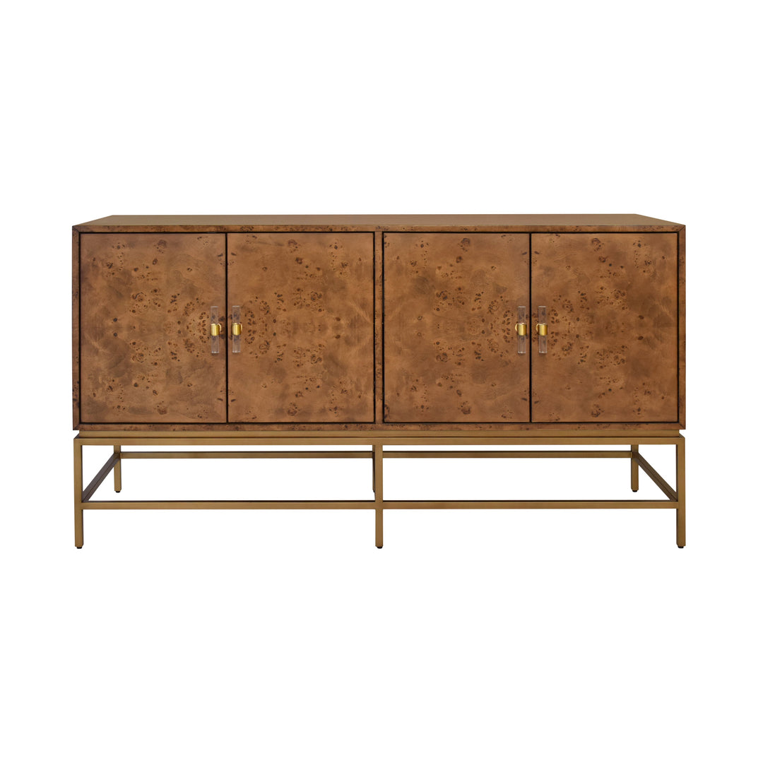 Ariel Cabinet - Dark Burl Wood