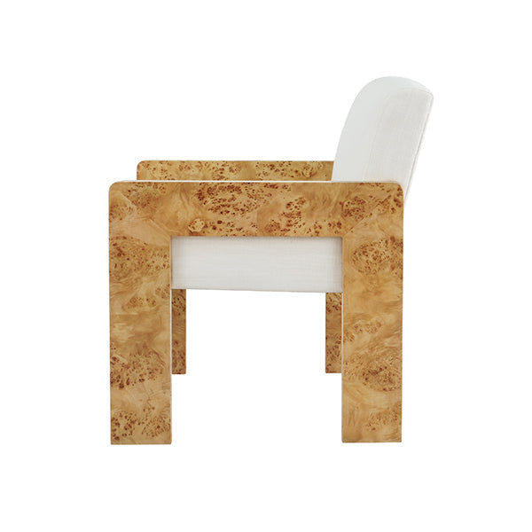 Astor Dining Chair- Burl Wood