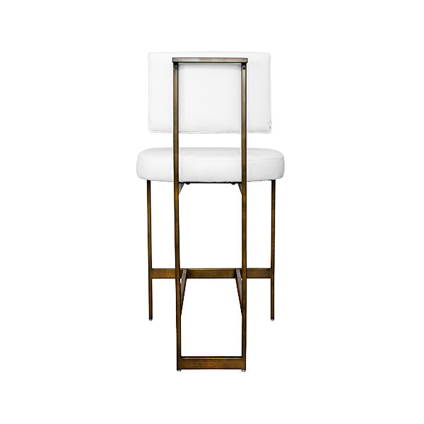 Baylor Counter Stool  - White Vinyl