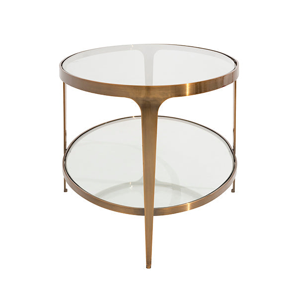 Brando Coffee Table - Antique Brass