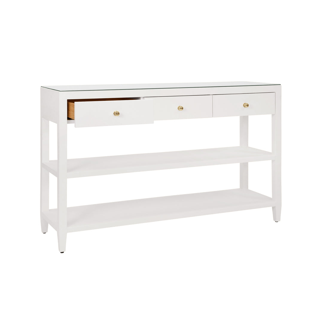 Briar Console White Linen