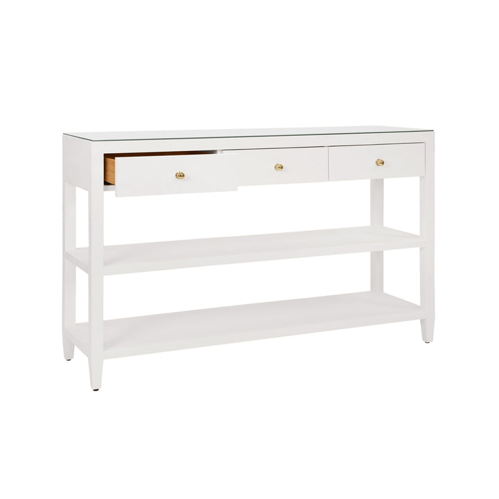 Briar Console White Linen