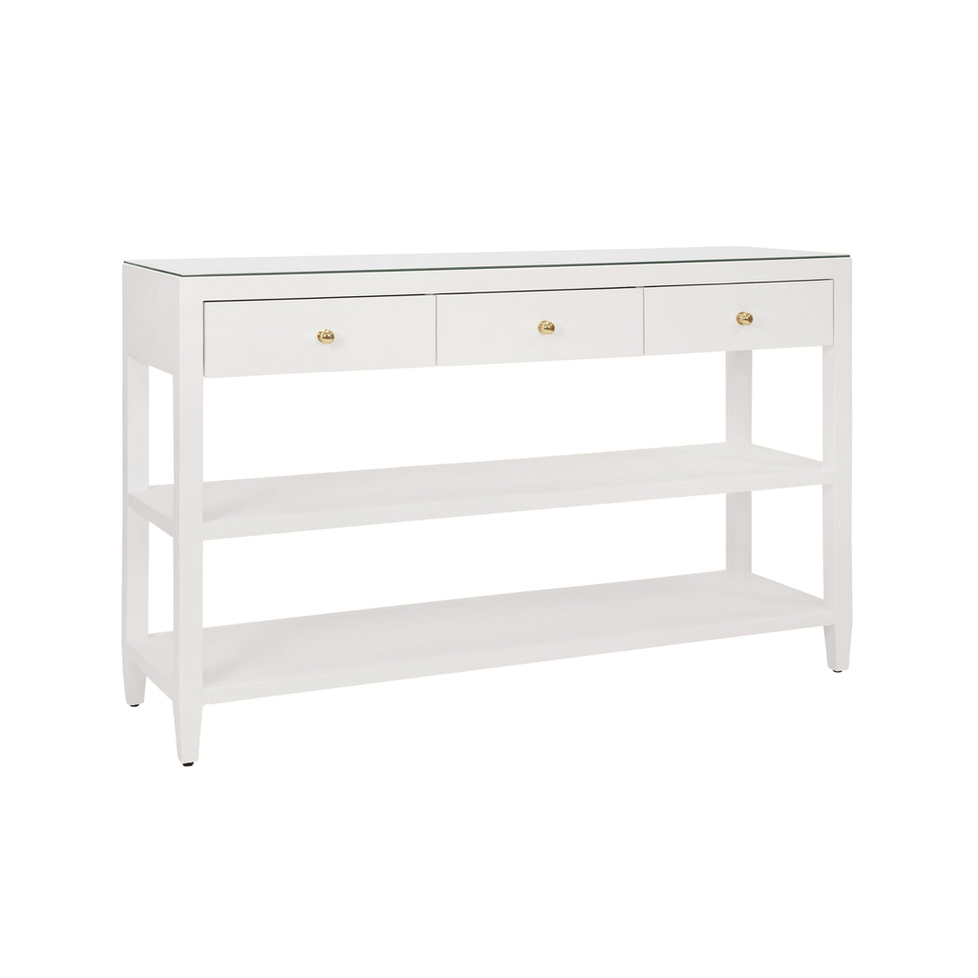 Briar Console White Linen