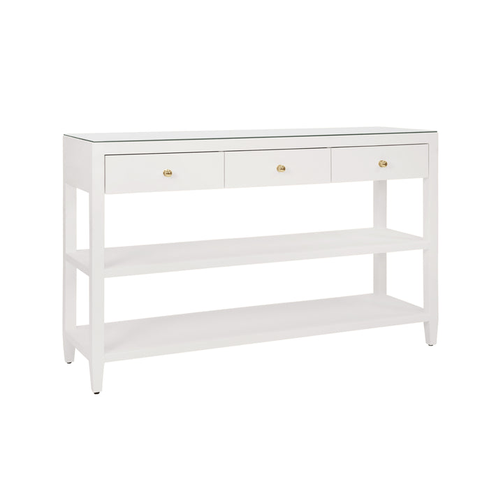 Briar Console White Linen