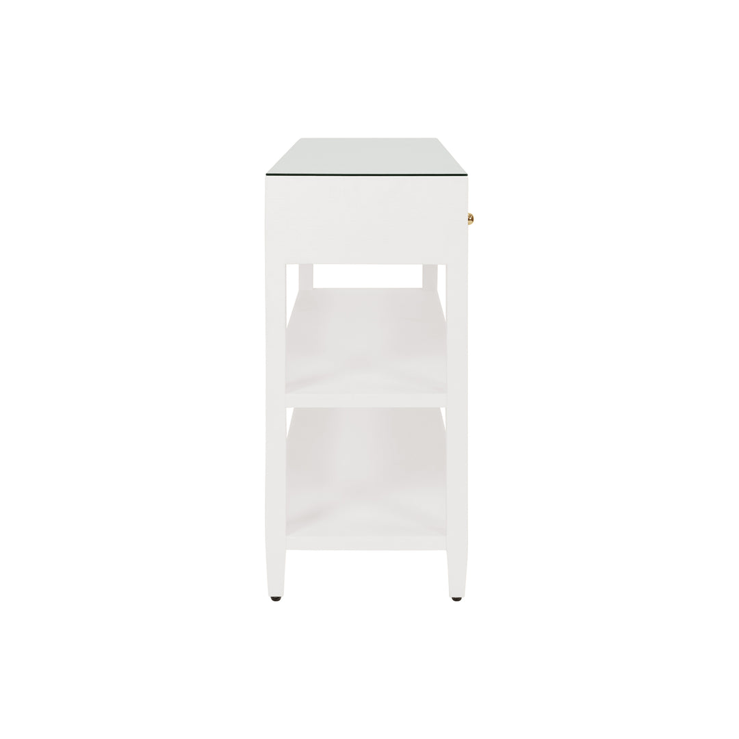 Briar Console White Linen