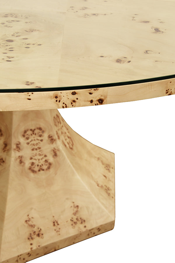 Bryce Dining Table Burl Wood