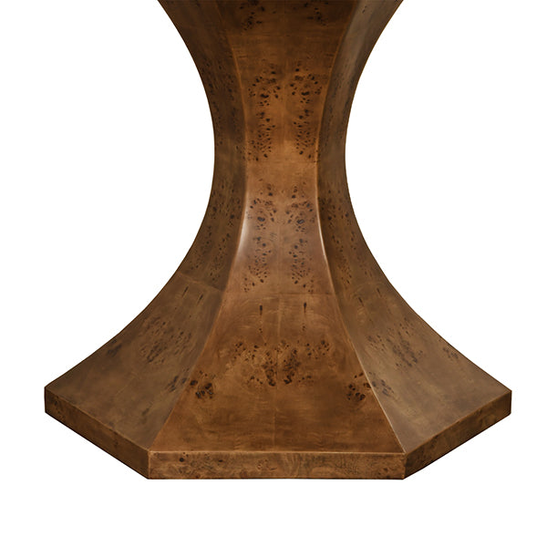 Bryce Dining Table Dark Burl Wood