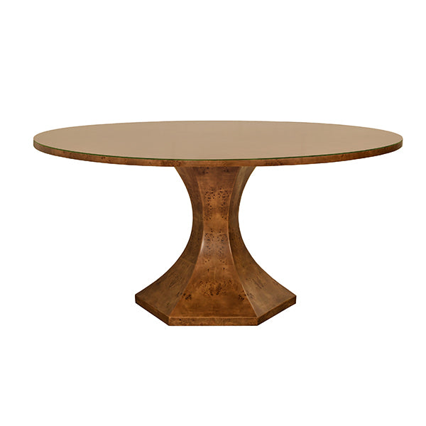 Bryce Dining Table Dark Burl Wood