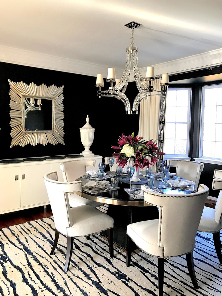 Raymond Mirror - Silver Leaf
