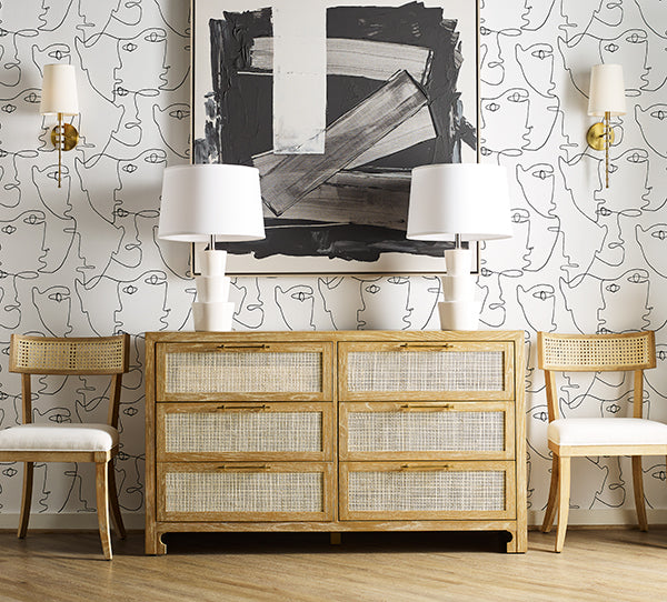 Carla Chest - Cerused Oak