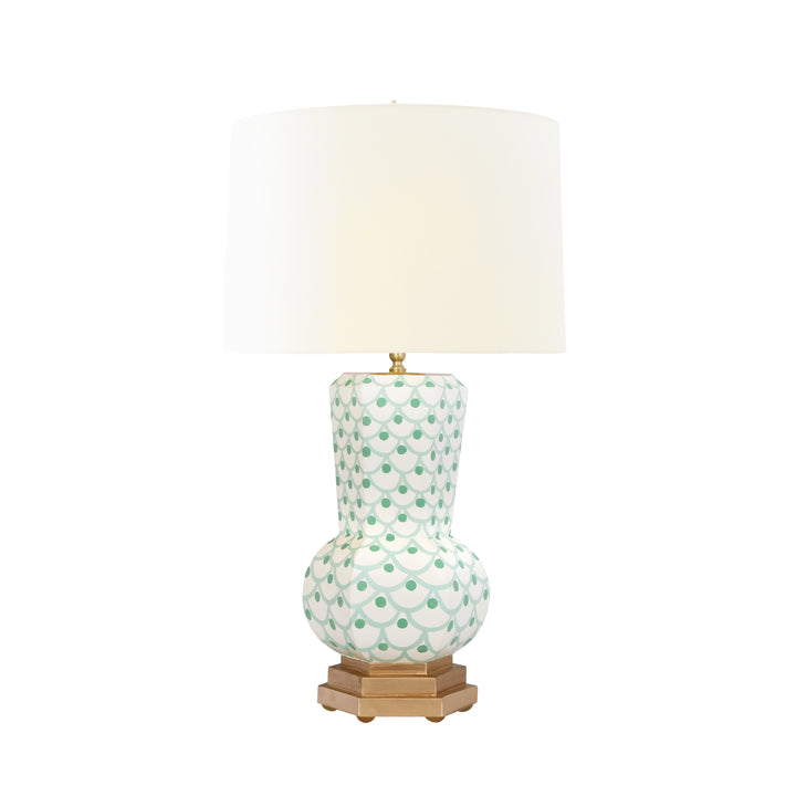 Catalina Scale Table Lamp Green
