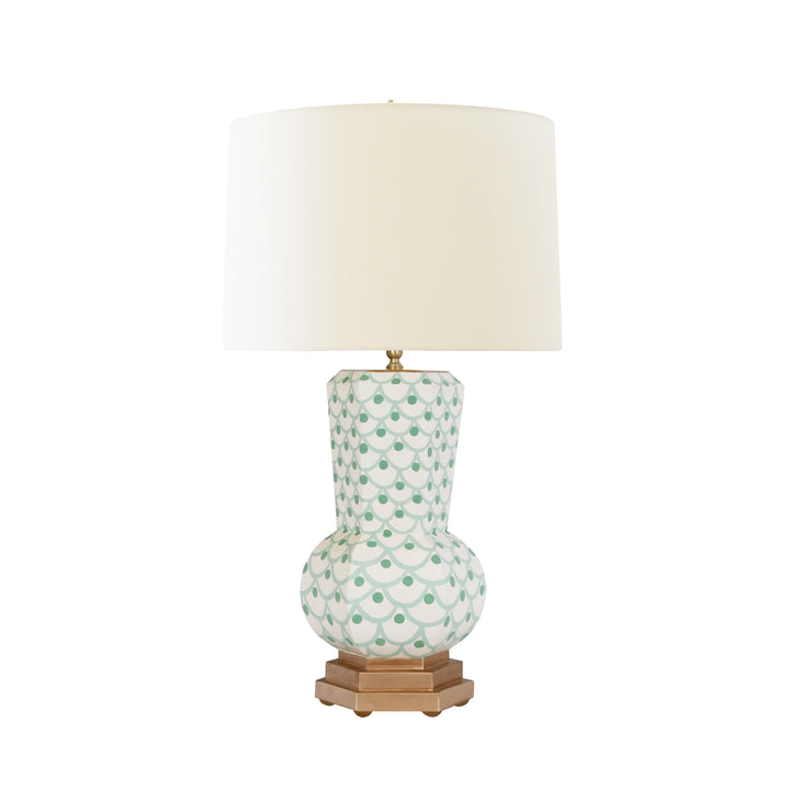 Catalina Scale Table Lamp Green