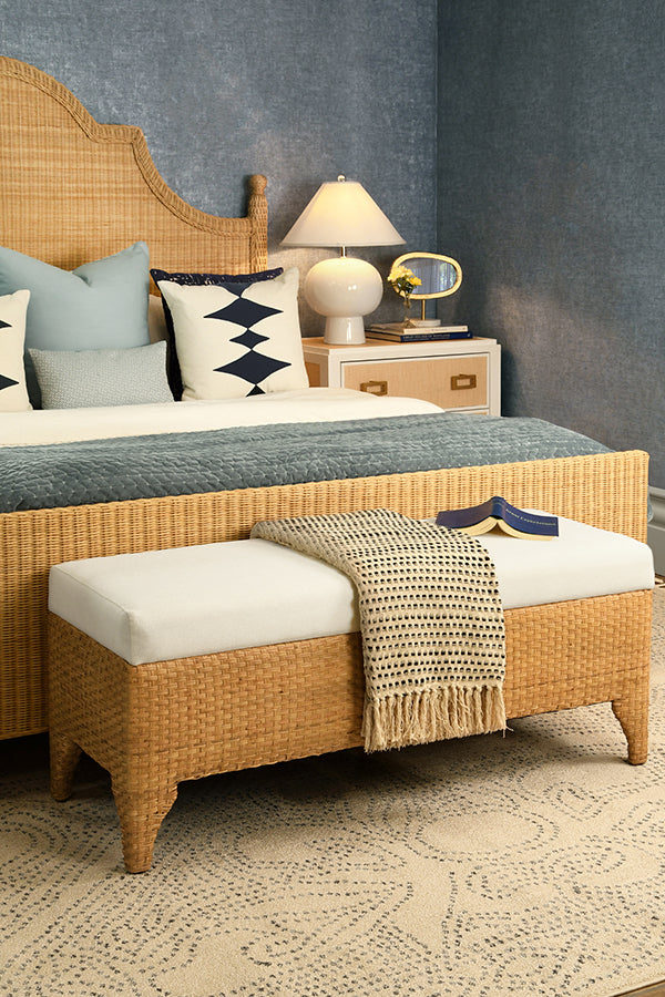 Chamberlain Rattan King Bed