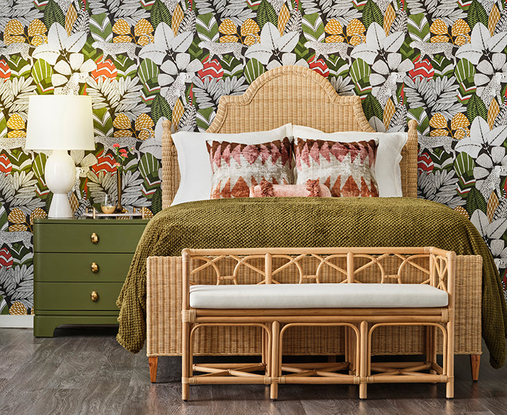 Ferguson Bench - Natural Rattan