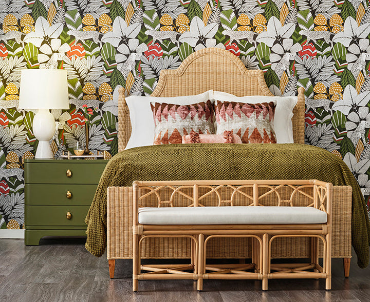 Ferguson Bench - Natural Rattan