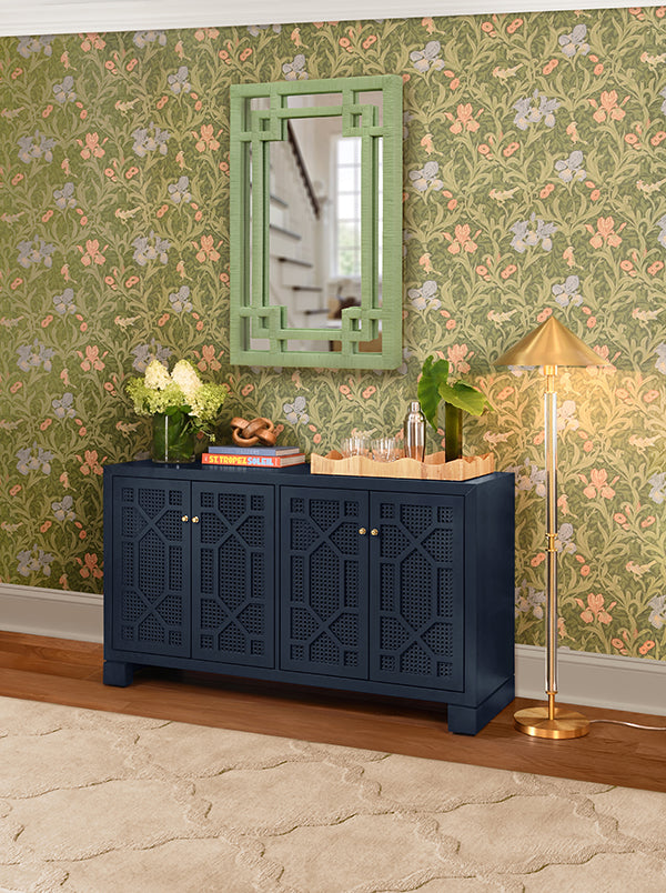 Geneva Mirror Sage Green