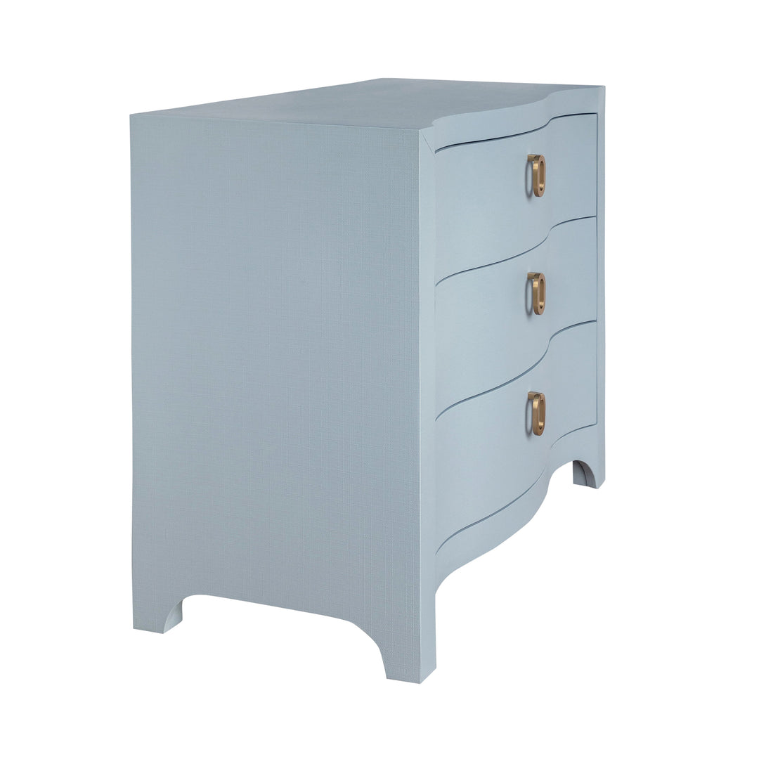 Cora Chest - Light Blue Linen