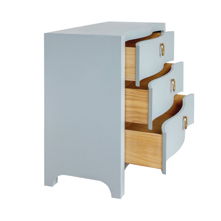 Cora Chest - Light Blue Linen