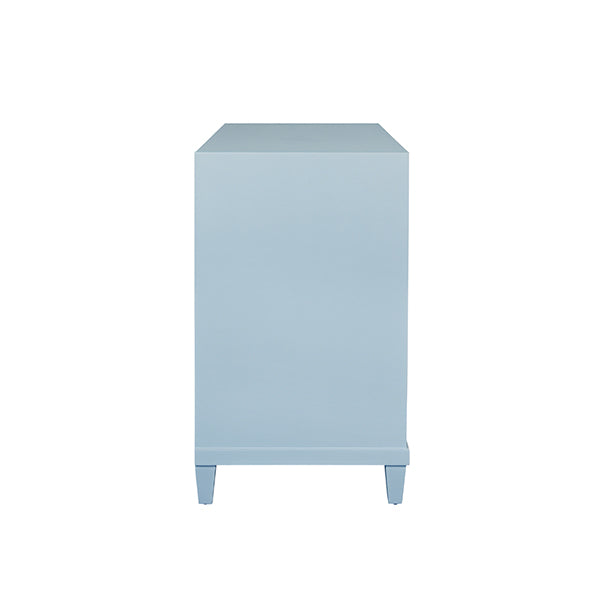 Corine Side Table Light Blue Lacquer