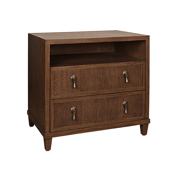 Corine Side Table Provincial Brown Oak
