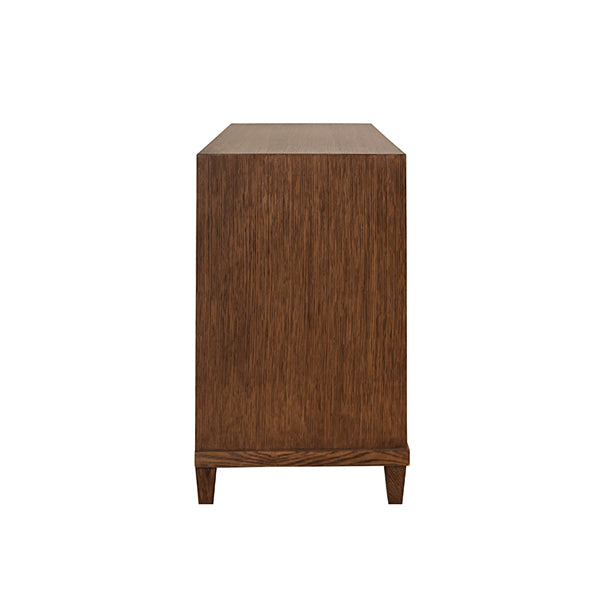 Corine Side Table Provincial Brown Oak