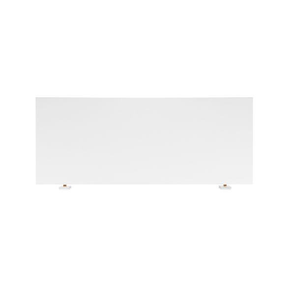 Cosby Desk - White Lacquer with Brass