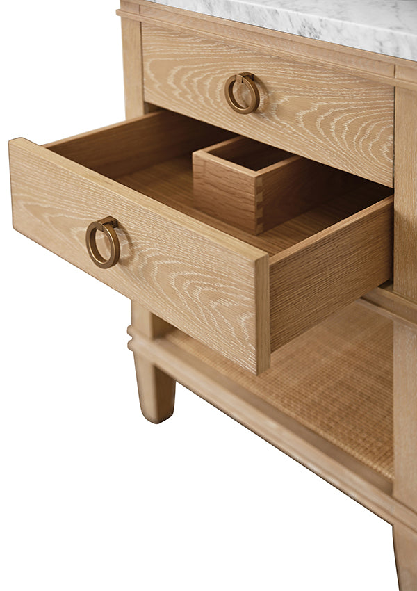 Cutler Bath Vanity 24" Cerused Oak