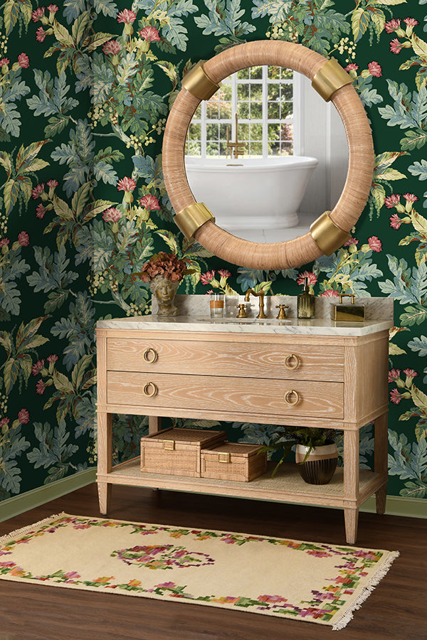 Cutler Bath Vanity 48" Cerused Oak