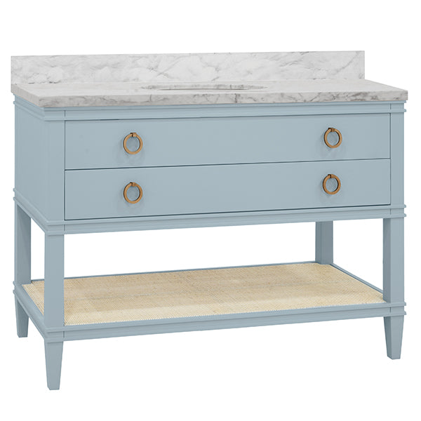 Cutler Bath Vanity 48" Light Blue