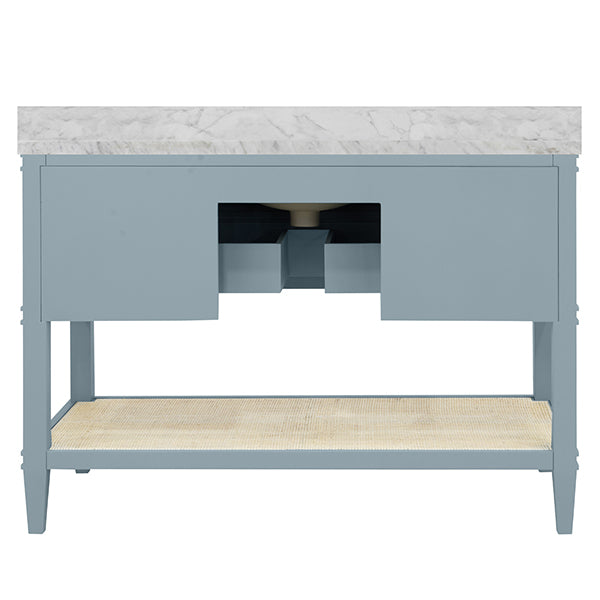 Cutler Bath Vanity 48" Light Blue