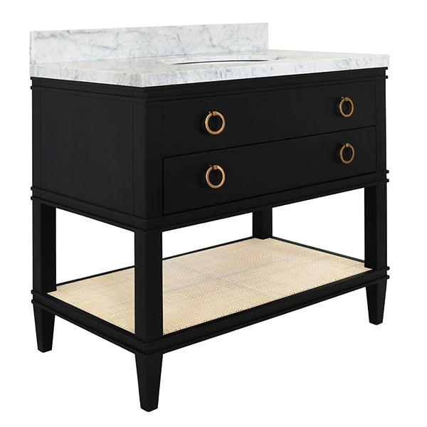 Cutler Bath Vanity 36.5" Black