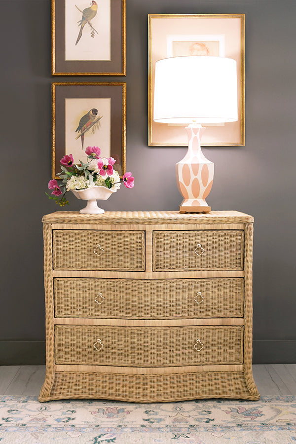 Celine Chest - Woven Rattan