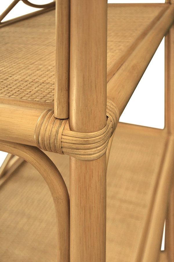 Danielle Etagere - Natural Rattan