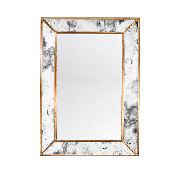 Dion Small Mirror - Gold Leaf
