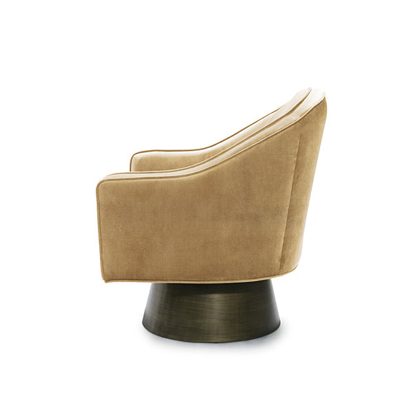 Dominic Lounge Chair - Camel
