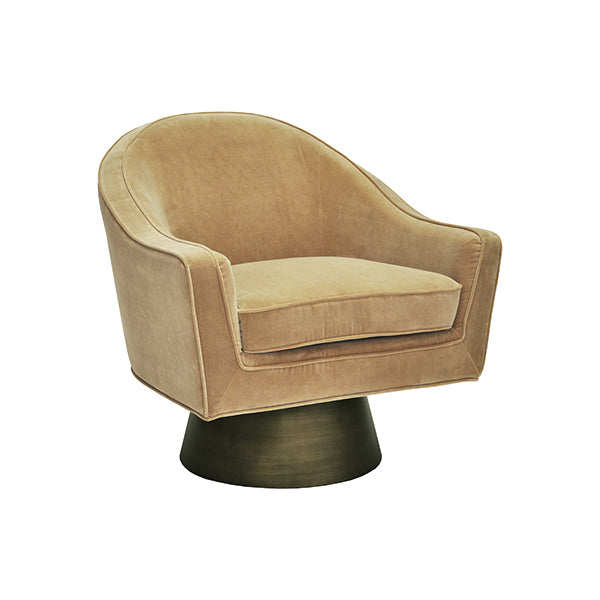 Dominic Lounge Chair - Camel