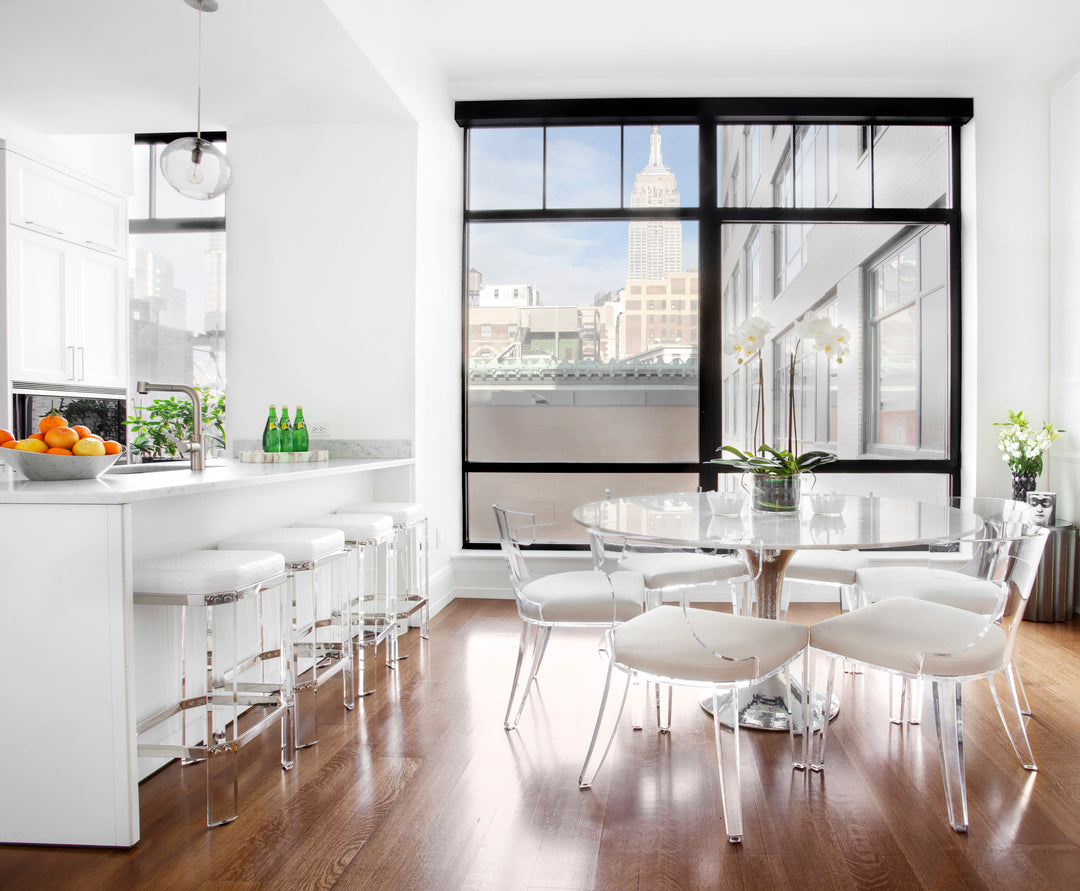 Duke Dining Chair - White