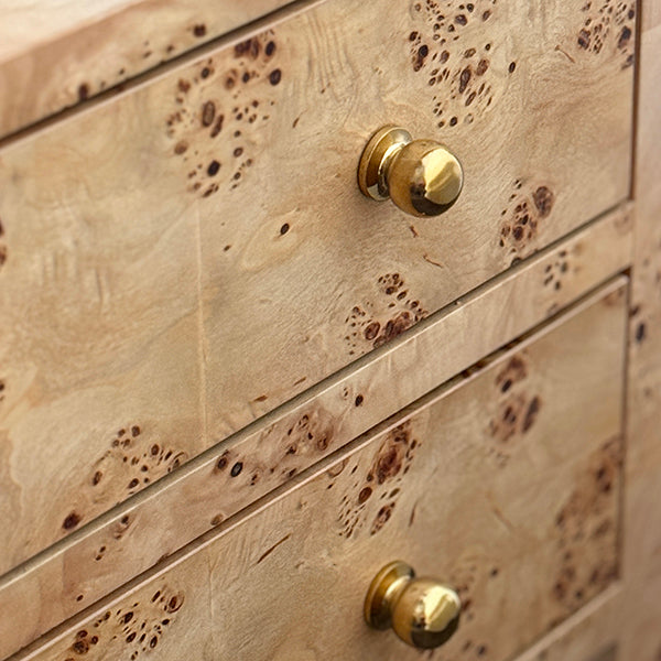 Douglas Side Table - Burl Wood