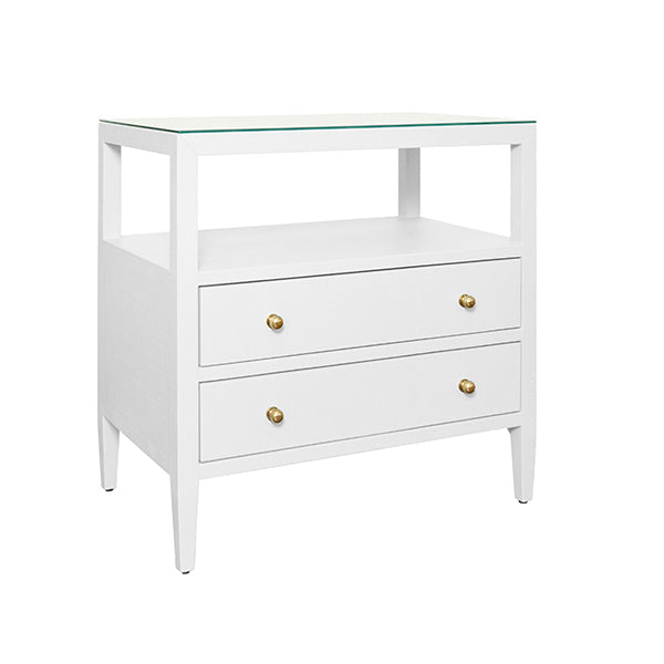 Douglas Side Table - White Lacquer