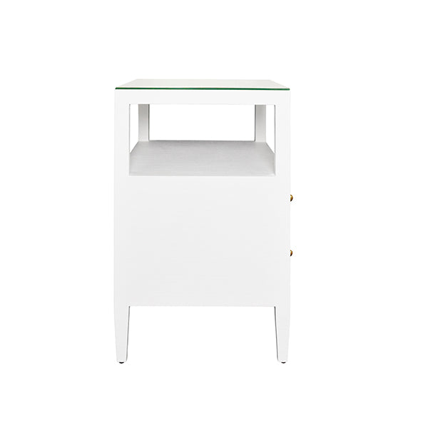 Douglas Side Table - White Lacquer