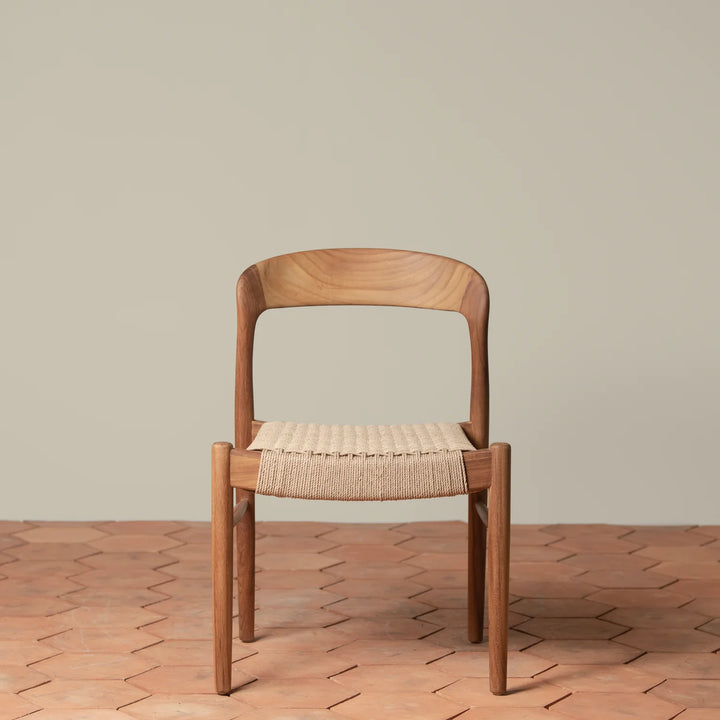 Woven Side Chair - Teak