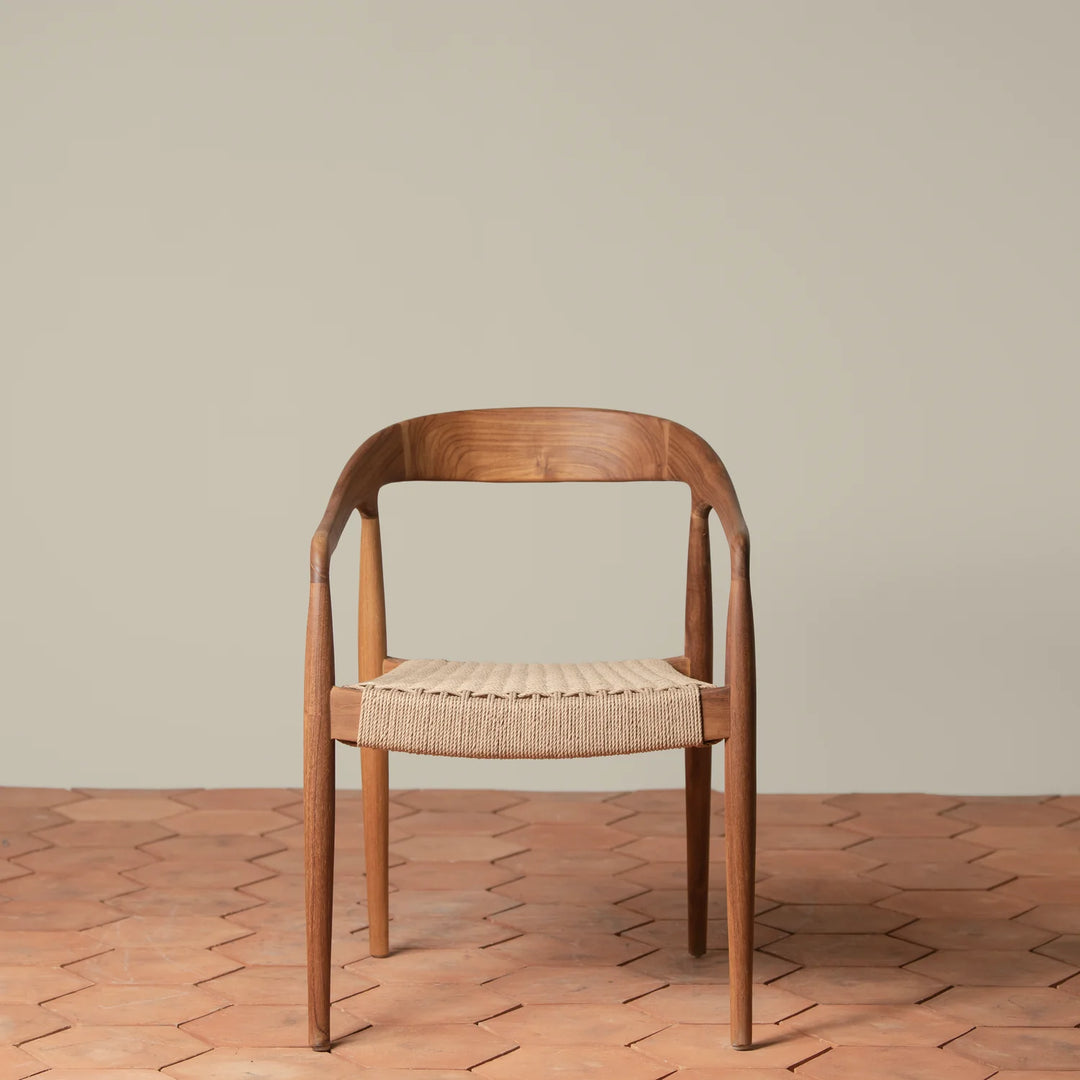 Woven Arm Chair - Teak