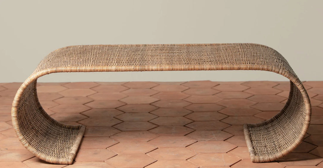 Waterfall Wicker Coffee Table