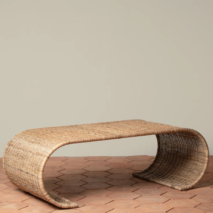 Waterfall Wicker Coffee Table