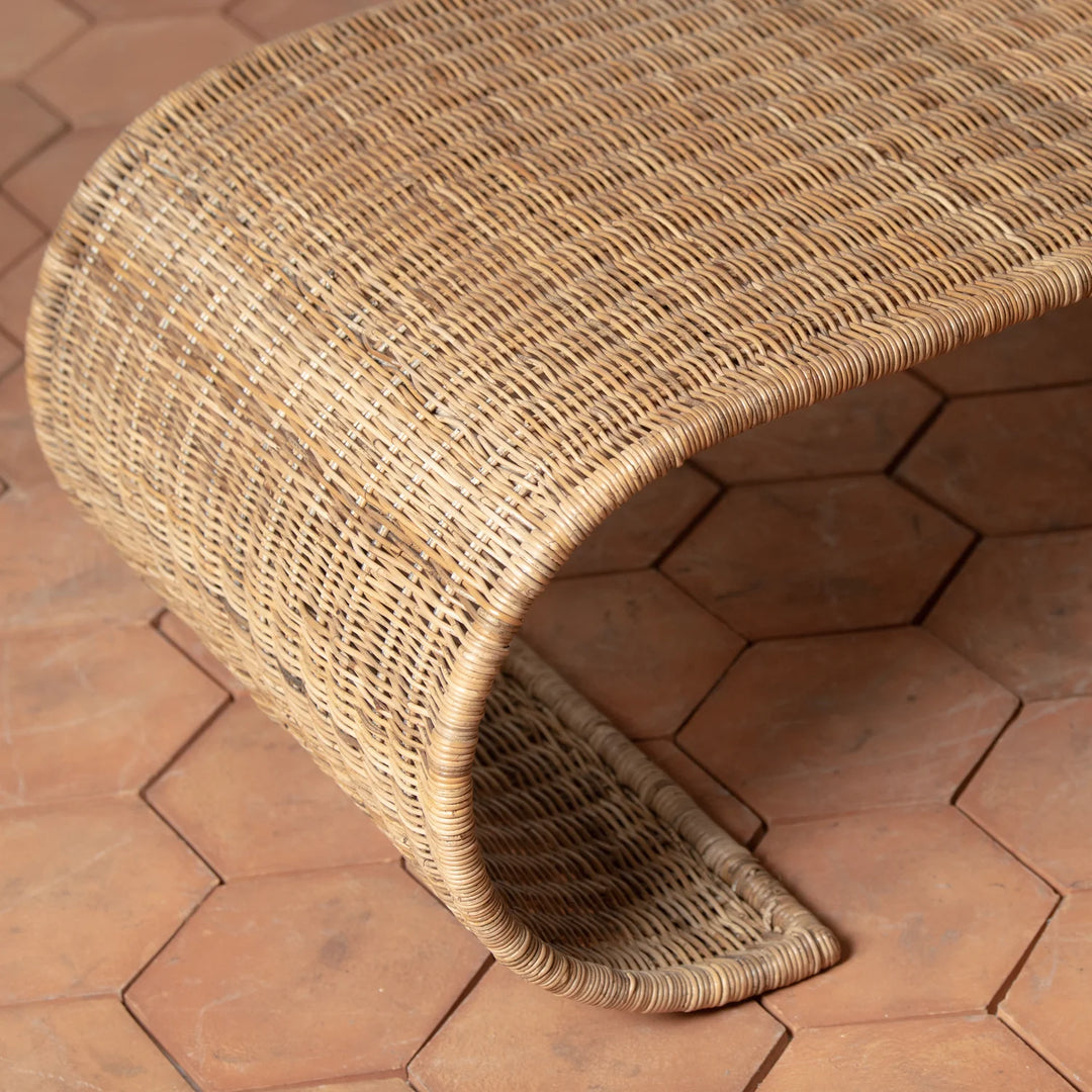 Waterfall Wicker Coffee Table