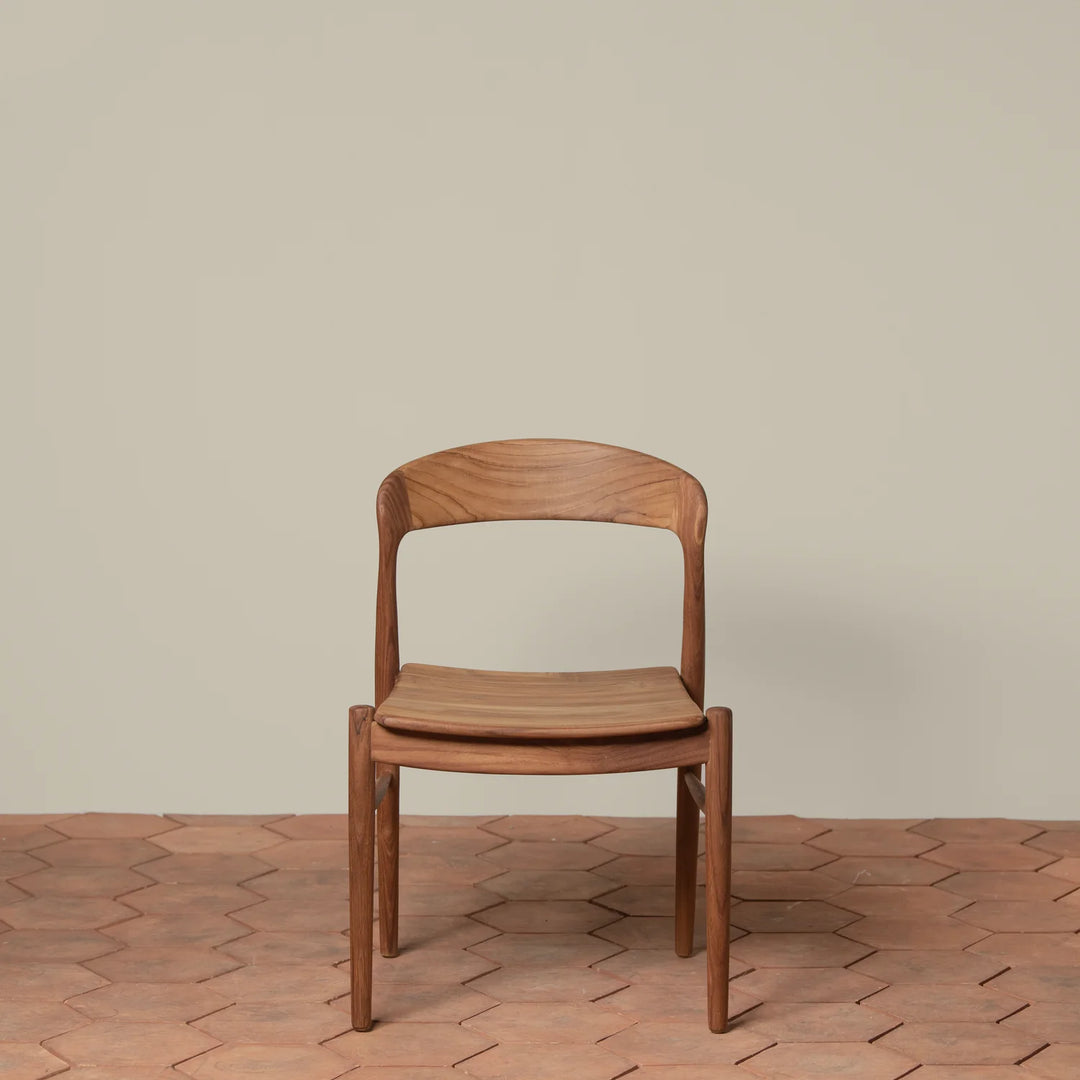 Indoor/Outdoor Teak Side Chair