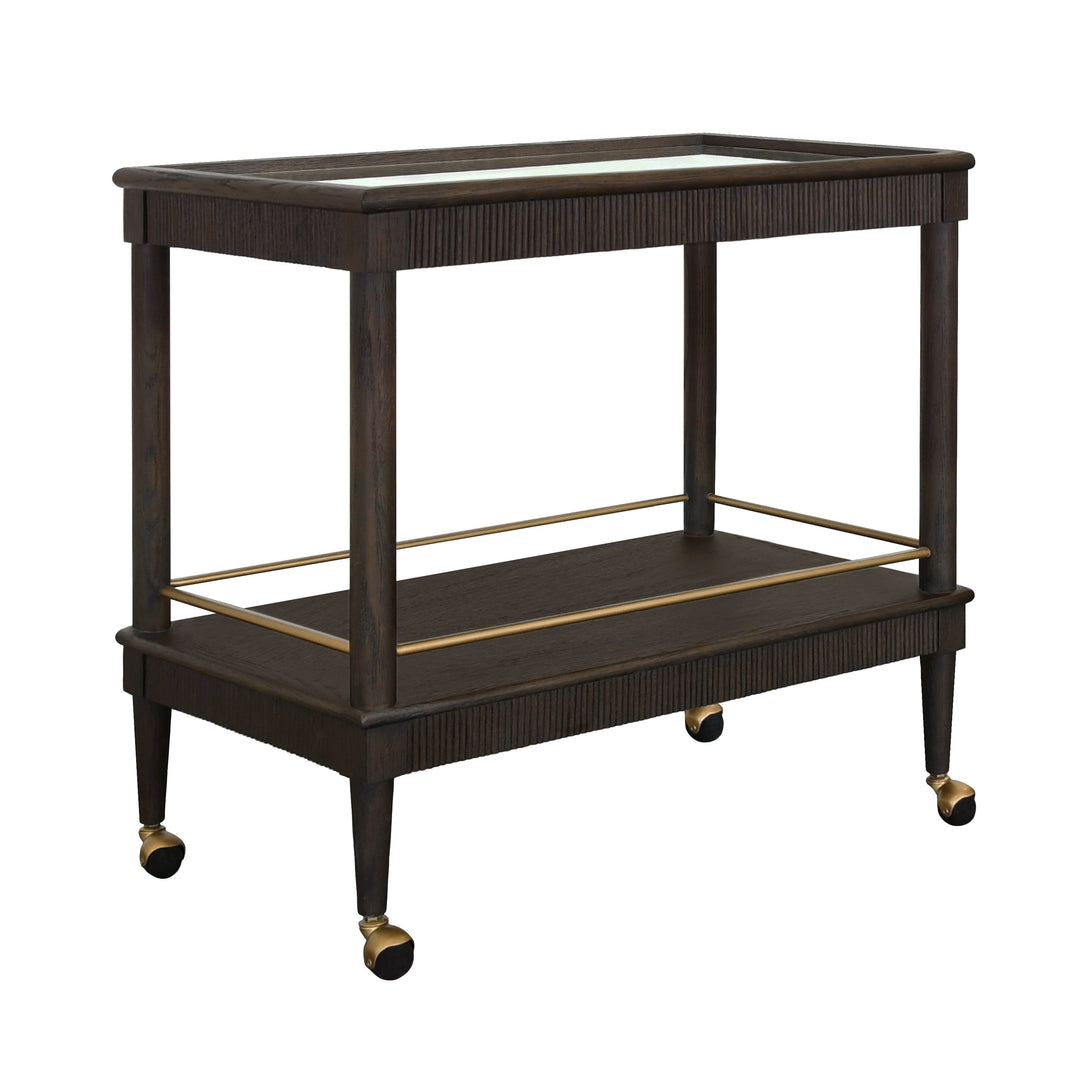 Dublin Bar Cart - Expresso Oak