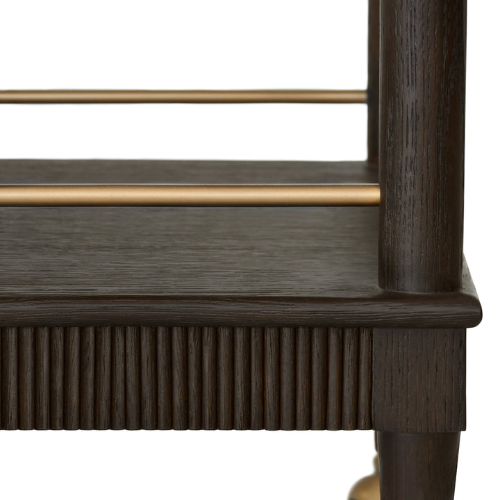 Dublin Bar Cart - Expresso Oak