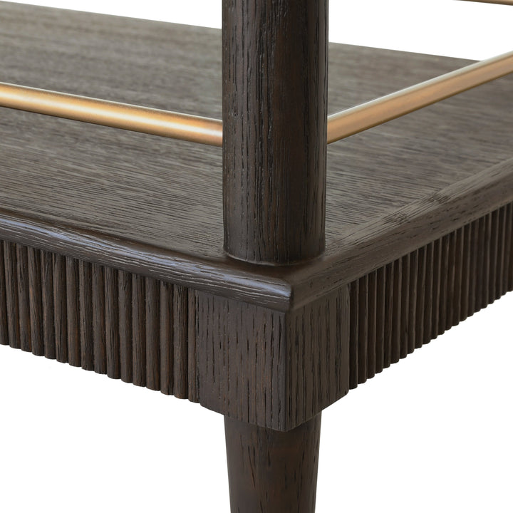 Dublin Bar Cart - Expresso Oak